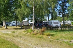Sörbostrands camping infart till campingplatserrna